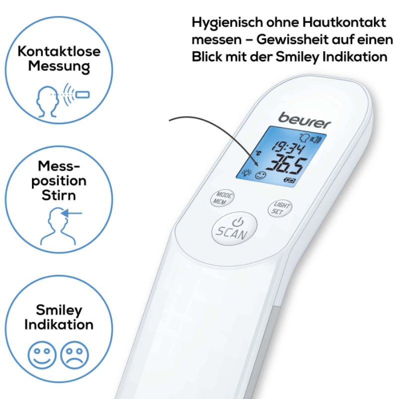 Beurer Non Contact Clinical Thermometer FT85 / Thermometer Infrared Beurer FT 85