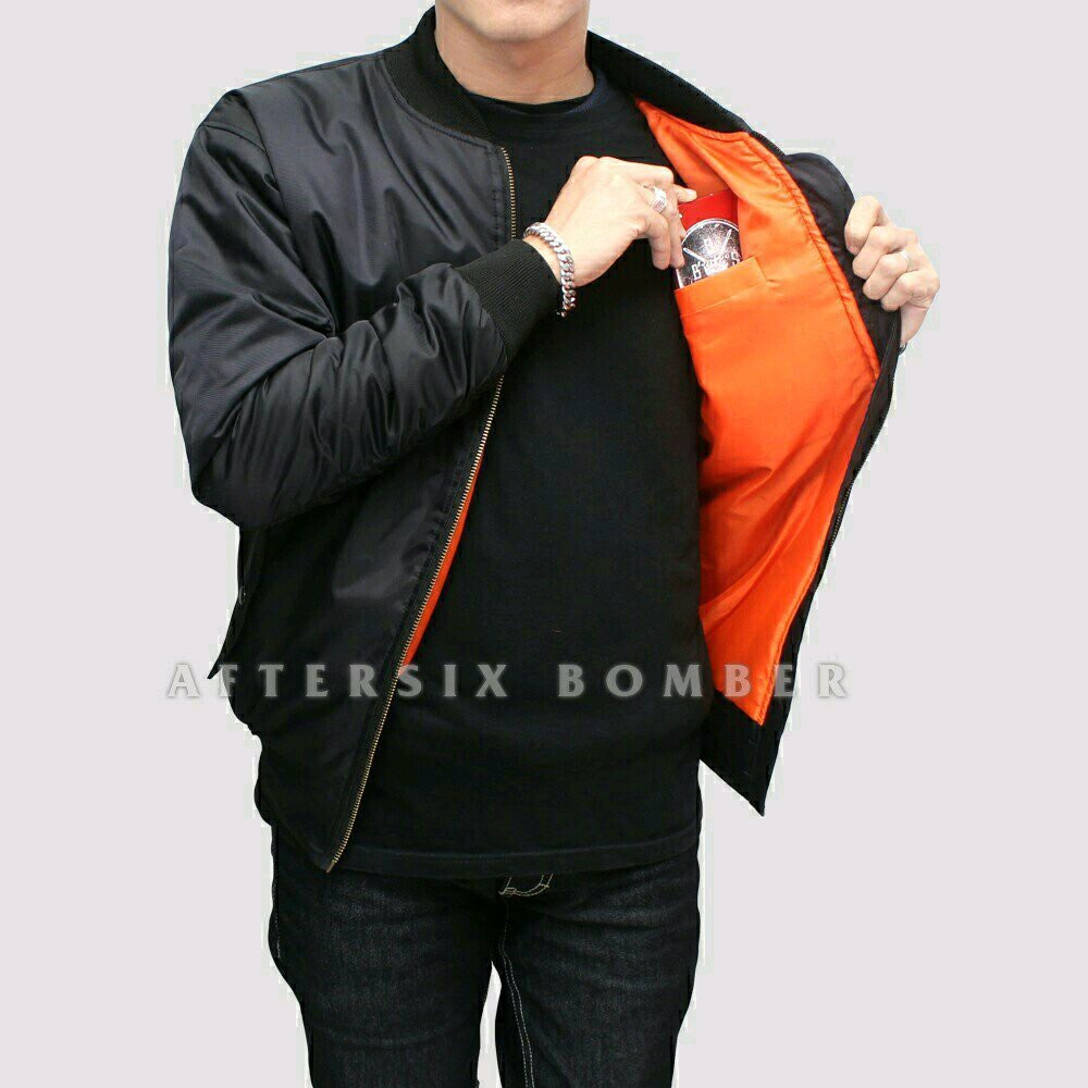 PROMO Jaket Bomber Polos Simple ANTI AIR