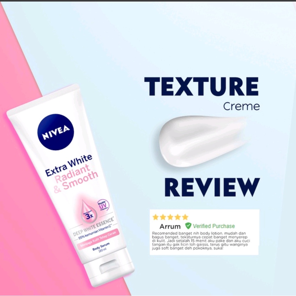 NIVEA Extra White Body Serum Radiant &amp; Smooth 180 ml