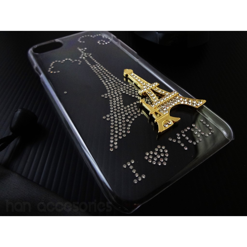 Iphone 7 / 7G Bling Case Fashion Motif Eifel Tower | Hardcase Menara Eifel