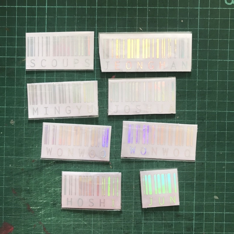 

SEVENTEEN STIKER HOLOGRAM BARCODE