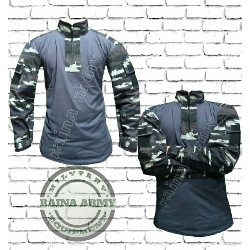 kaos bdu kaos tactical bdu abu kombinasi loreng tni al kri