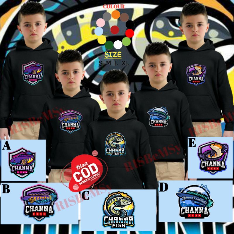 Hoodie anak Channa BLUE PULCHRA/Sweater SNAKEHEAD MARU YELLOW SENTARUM/Jaket/Hodie/Switer CHANA ANDR