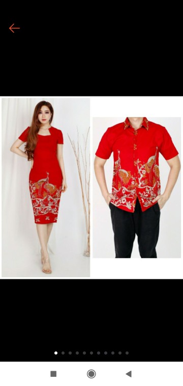 Kemeja Batik Pria Dewasa Lengan Pendek Bahan Katun Stretch, 021 Py#