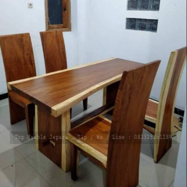 Meja makan trembesi , Meja makan jati , Meja makan putih , Meja makan murah