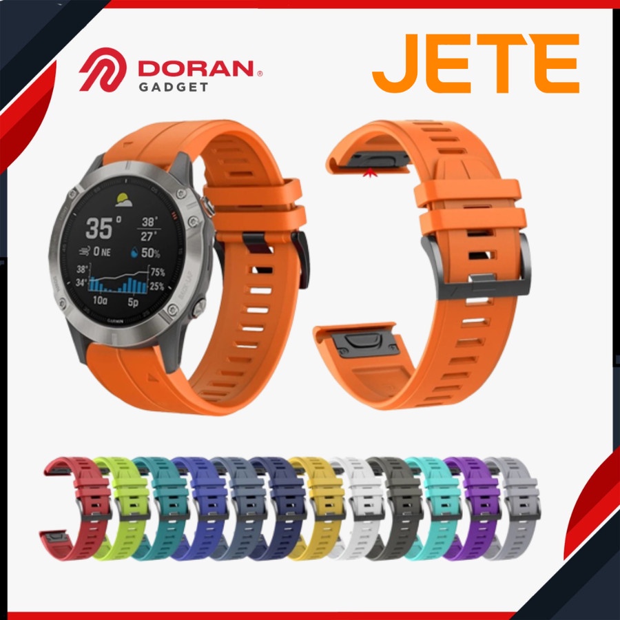 Strap Silicone Garmin Fenix 7 / 7x Silicon Tali Jam Smartwatch - JETE