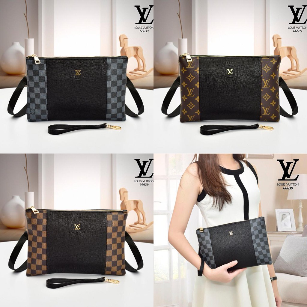 Clutch Louis Vuitton 66639 DEN TAS SELEMPANG CLUTCH BRANDED CLUTCH IMPORT CLUTCH MURAH BATAM