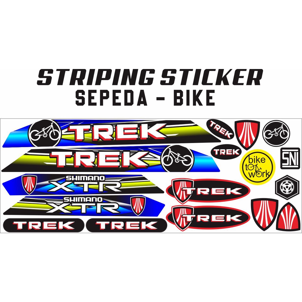LIS MOTIF VARIASI STIKER/STRIPING VARIASI TREX SEPEDAH-BIKA VARIASI MOTIF BIKE TERBARU POLET BARU LI