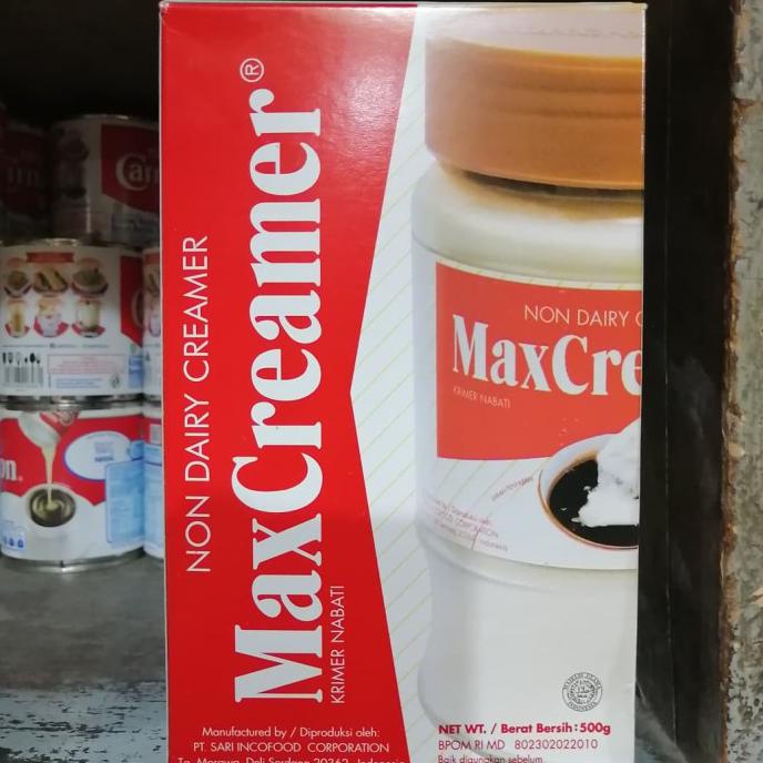 

[[BISA COD]] MAX CREAMER 500Gr | NON DAIRY CREAMER | KRIMER NABATI BUBUK BERMUTU Kode 846