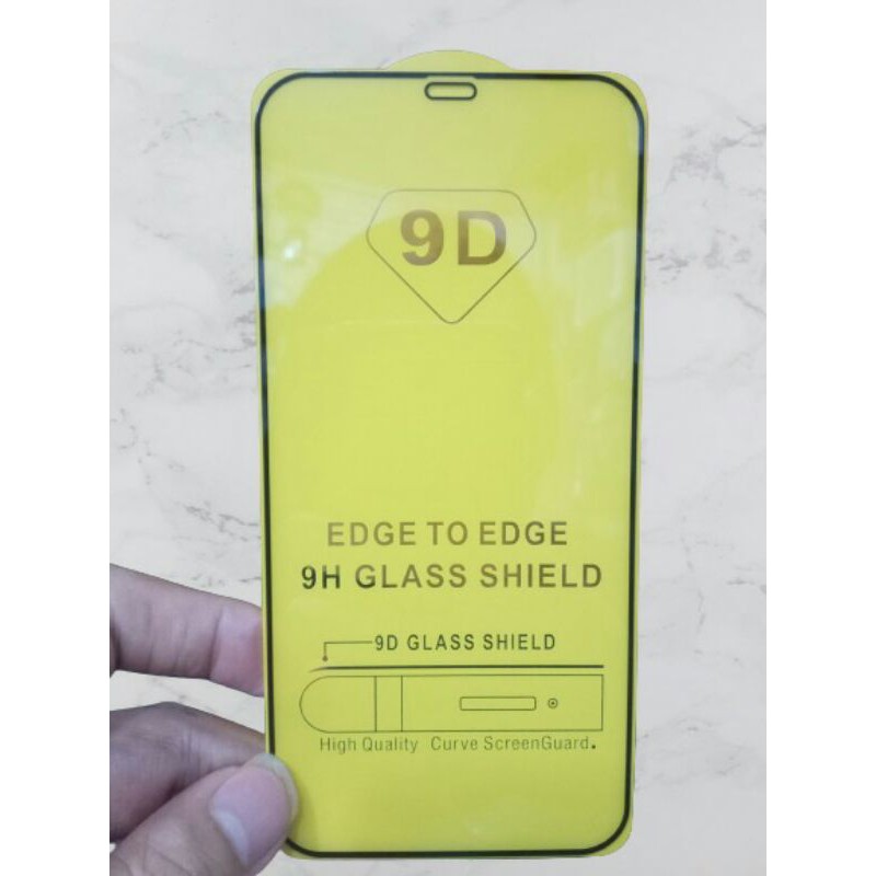 TEMPERED GLASS 9D FULL COVER FULL GLUE IPHONE 13 PRO MAX 12 PRO MAX