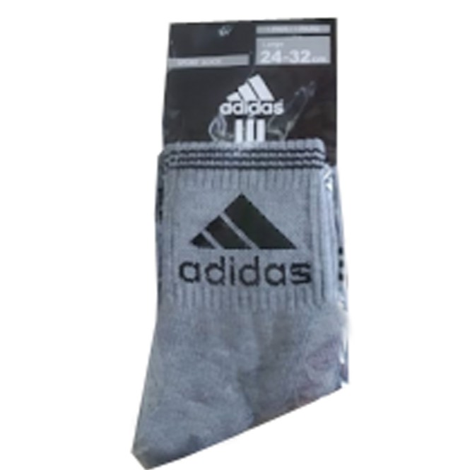 KAOSKAKI DIATAS MATA KAKI kaos kaki olahraga / sport / santai / kerja / casual murah-ATS MT KK ADIDAS ABU
