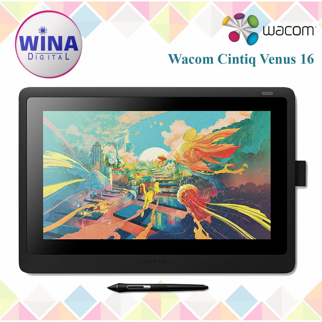 Pen Tablet Display Wacom Cintiq 16 Venus DTK 1660 Display Pen Tablet 8192 Pressure