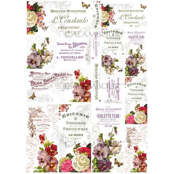 Rice Paper Calambour Size 35x25cm RCP 9