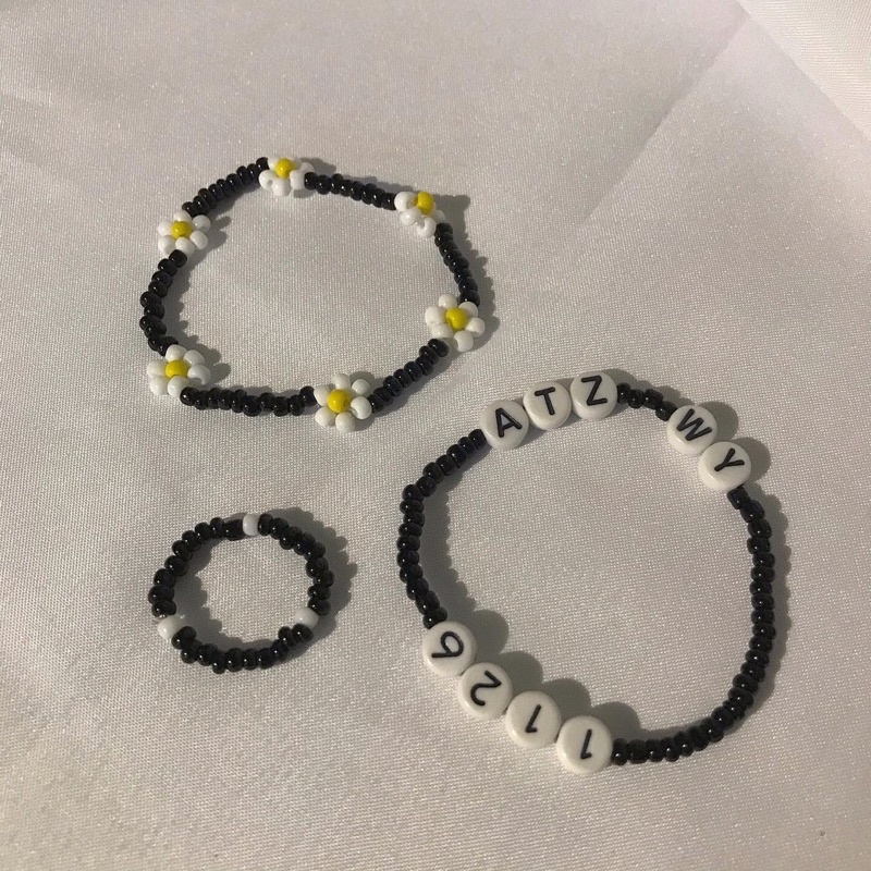 (1 SET) ATEEZ Wooyoung bracelet / Gelang Wooyoung Ateez (FREE CINCIN)