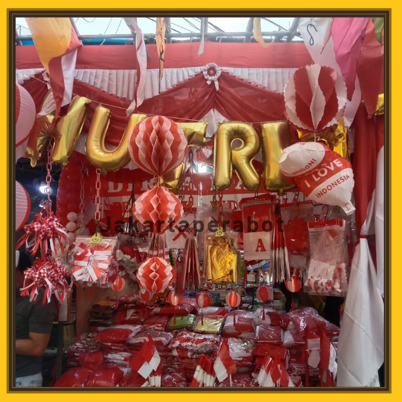 Bendera Merah Putih / Bendera Umbul Umbul Merah Putih / Aksesoris 17 Agustus