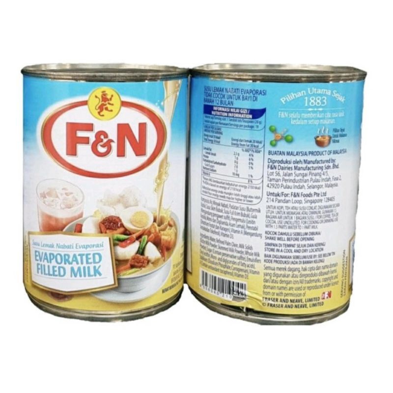 

Susu F&N Evaporasi / evaporates 380grm