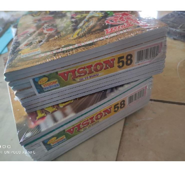 

Special Price.. buku vision 58 lembar 1 pak/10 buku