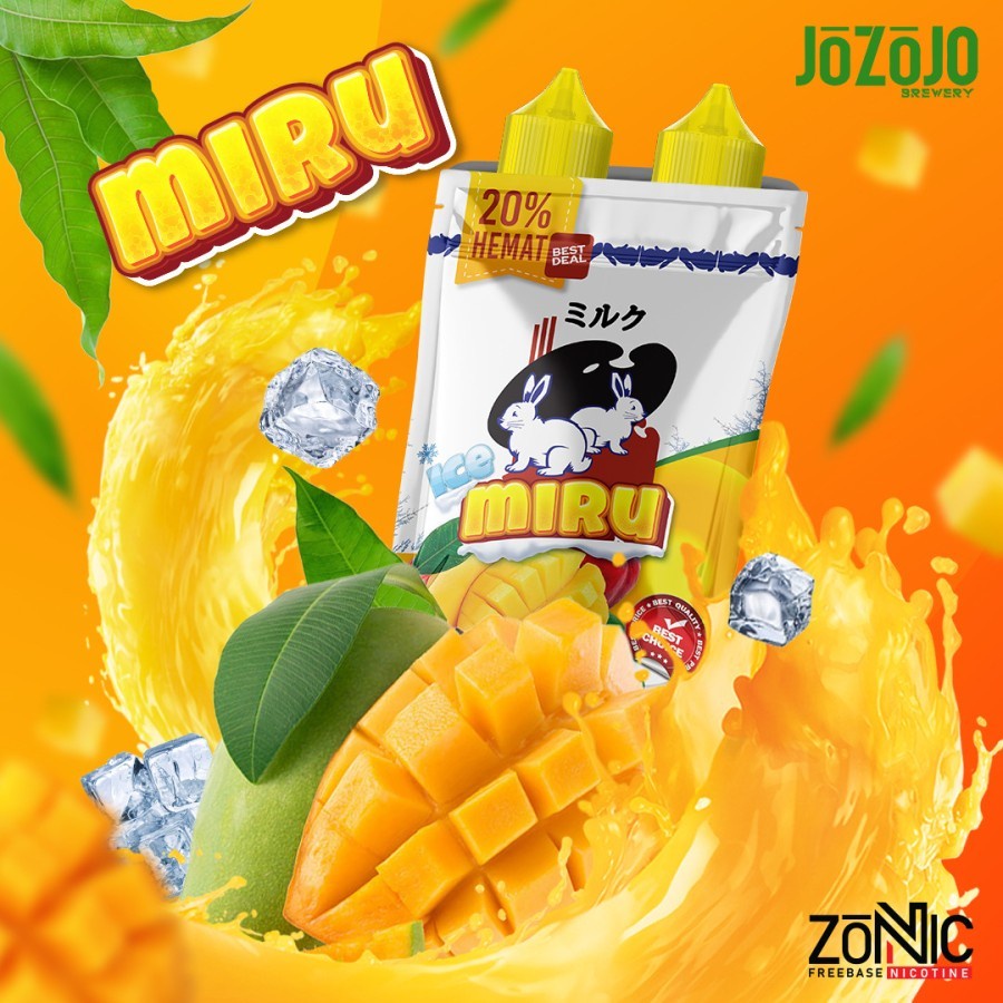 LIQUID PODS MIRU MANGO ICE 60ML X 2 PCS