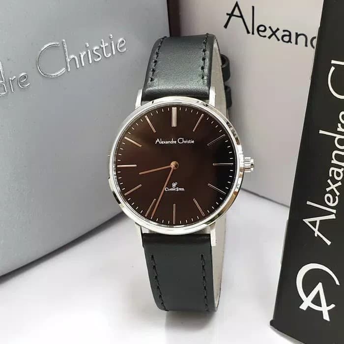 JAM TANGAN WANITA ALEXANDRE CHRISTIE AC 8490 LEATHER ORIGINAL GARANSI RESMI 1 TAHUN