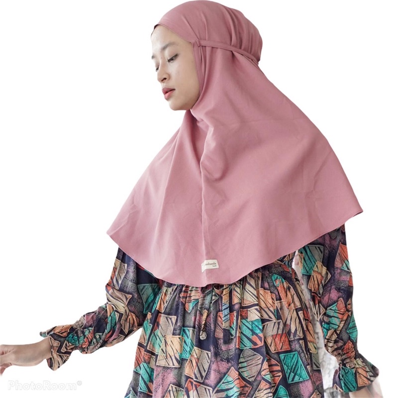 Khimar tali alifah instan / khimar tali / jilbab tali