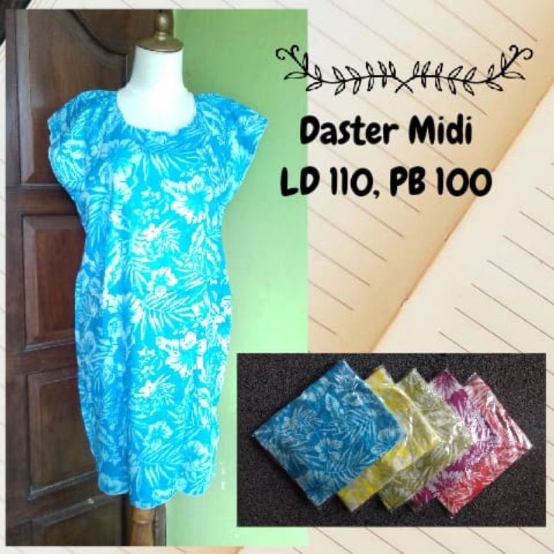 DASTER MIDI MURAH LD110 (MIX MOTIF) MINIM 5PCS (KLIK 5X)