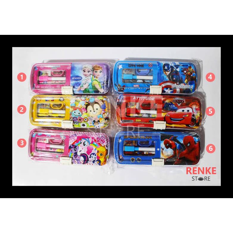 

UPDATE KOTAK PENSIL PAPAN TULIS - STUDY STATIONERY SET PAKET LENGKAP FROZEN PAKET ALAT TULIS MURAH