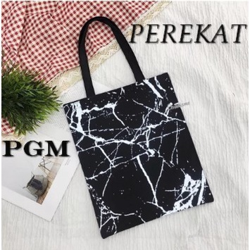 TOTE BAG KODE MARBEL ( PEREKAT ) / TAS KAMPUS / TAS SEKOLAH / TEMPAT LAPTOP  - Tas Tote Wanita BISA BAYAR  DI RUMAH KAKA