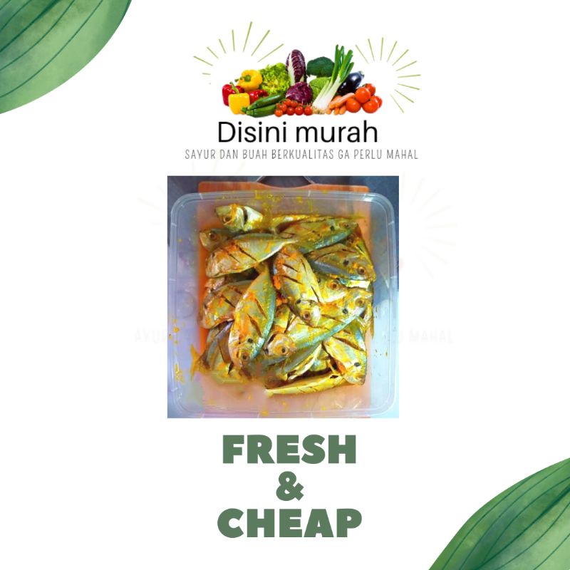 

ikan selar ungkep bumbu kuning 1kg tinggal goreng