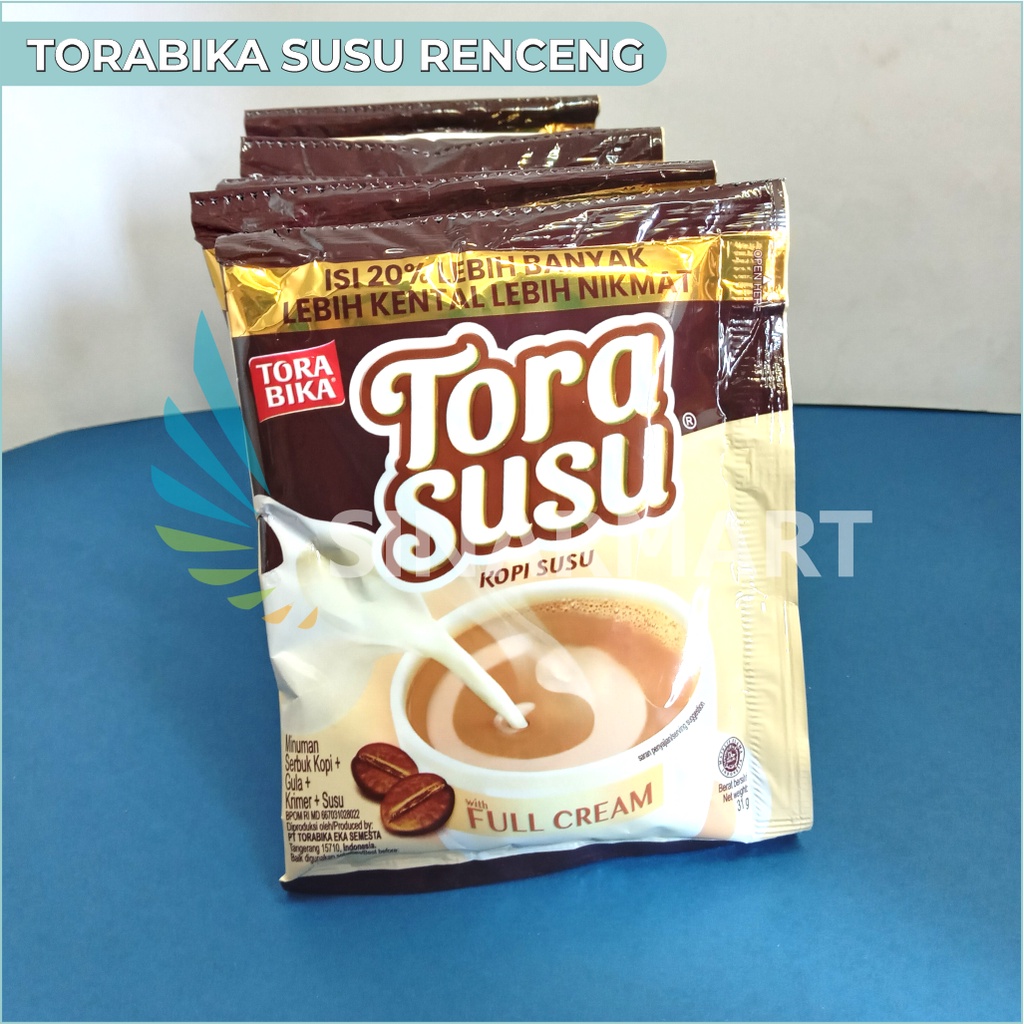 

KOPI TORA SUSU TORABIKA 30G RENTENG / RENCENG / SACHET