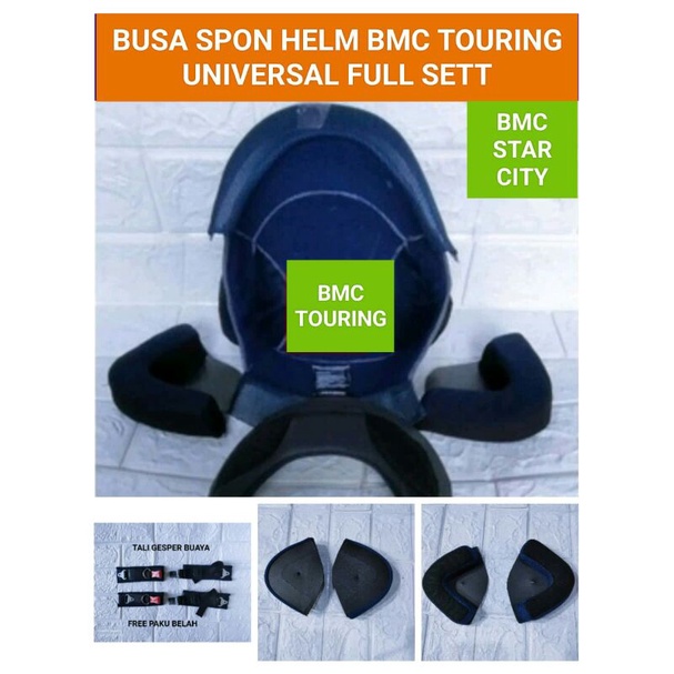 Spon Busa Helm BMC TOURING Tebal Dan Halus