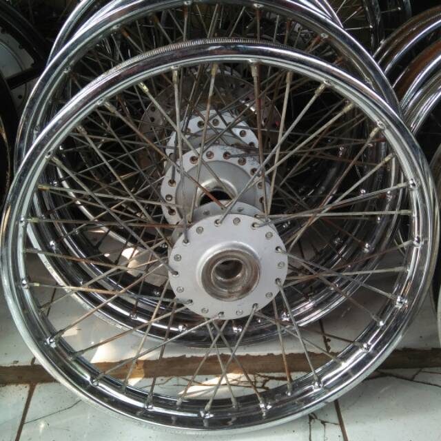 velg depan yamaha vega. vega new. vega zr. vega r. jupiter. mx old. orginal.