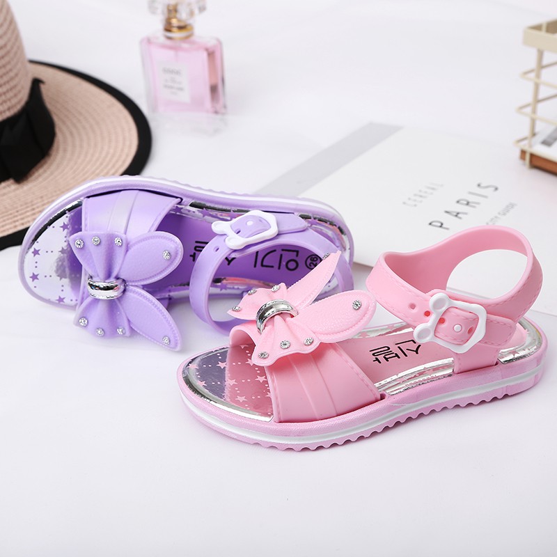  Sepatu  Sandal Princess  Anak  Perempuan  untuk Musim Panas 