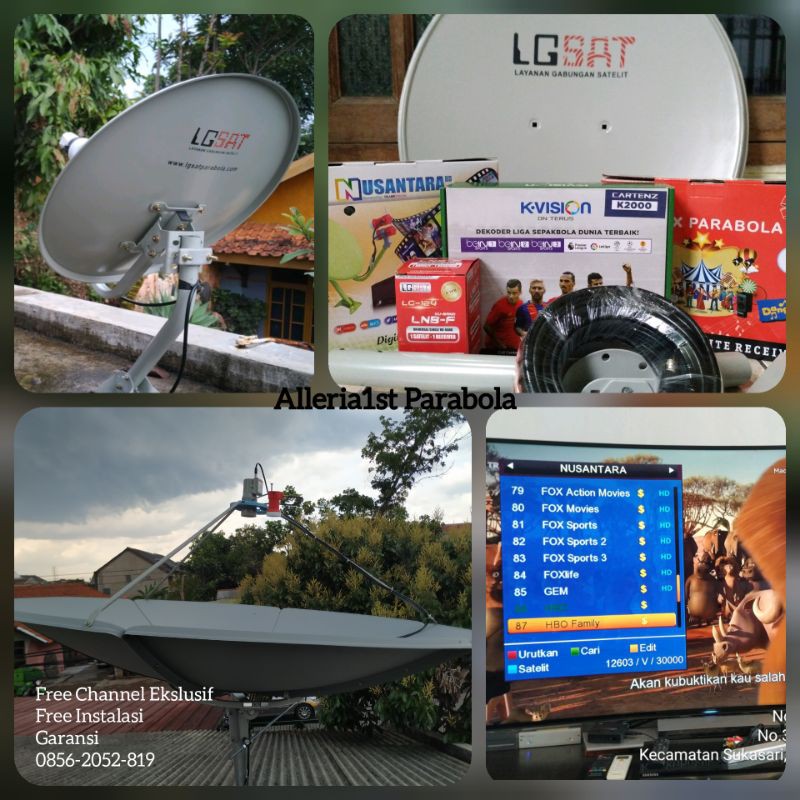 Pasang Parabola Tanaka Nusantara HD Bebas Iuran bulanan | Jasa Pasang Parabola Bandung