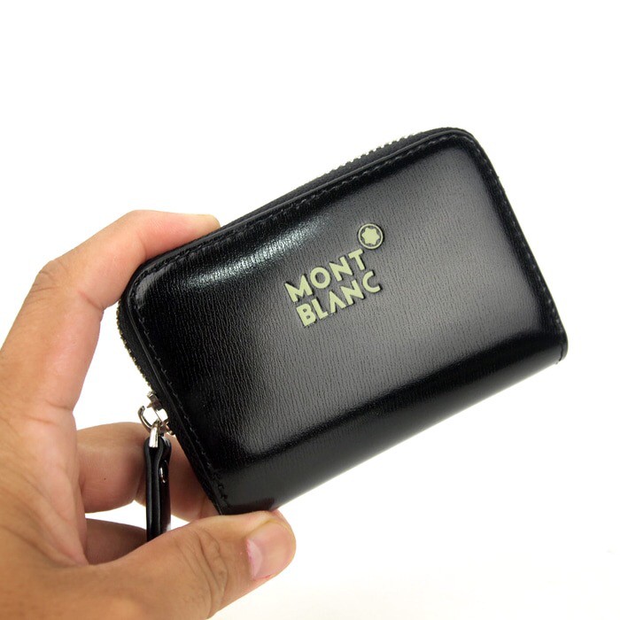 DKW-489 dompet kartu pria/wanita import branded kulit MONTBLANC 2020 M black