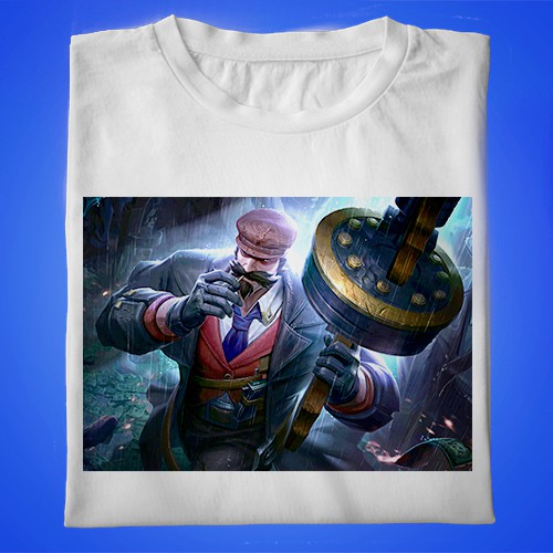 167 KAOS LOL LEAGUE OF LEGENDS Graves Crime City Skin LoL Wild Rift Splash Art KAOS ANAK & DEWASA