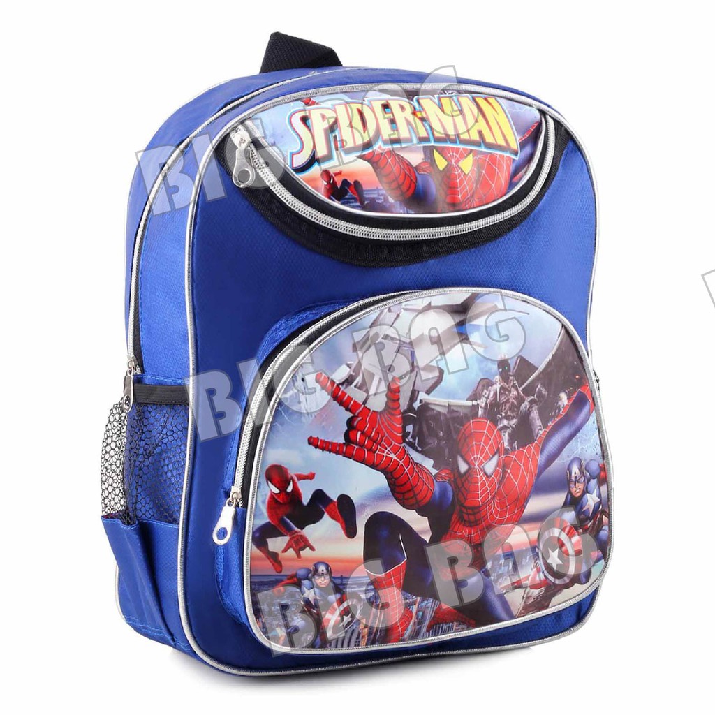 Tas Ransel Sekolah - Spiderman Mini Spy.RTM + FREE Lunchbox