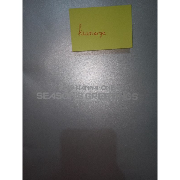 WANNA ONE 2019 SEASON'S GREETINGS PICTURE DIARY