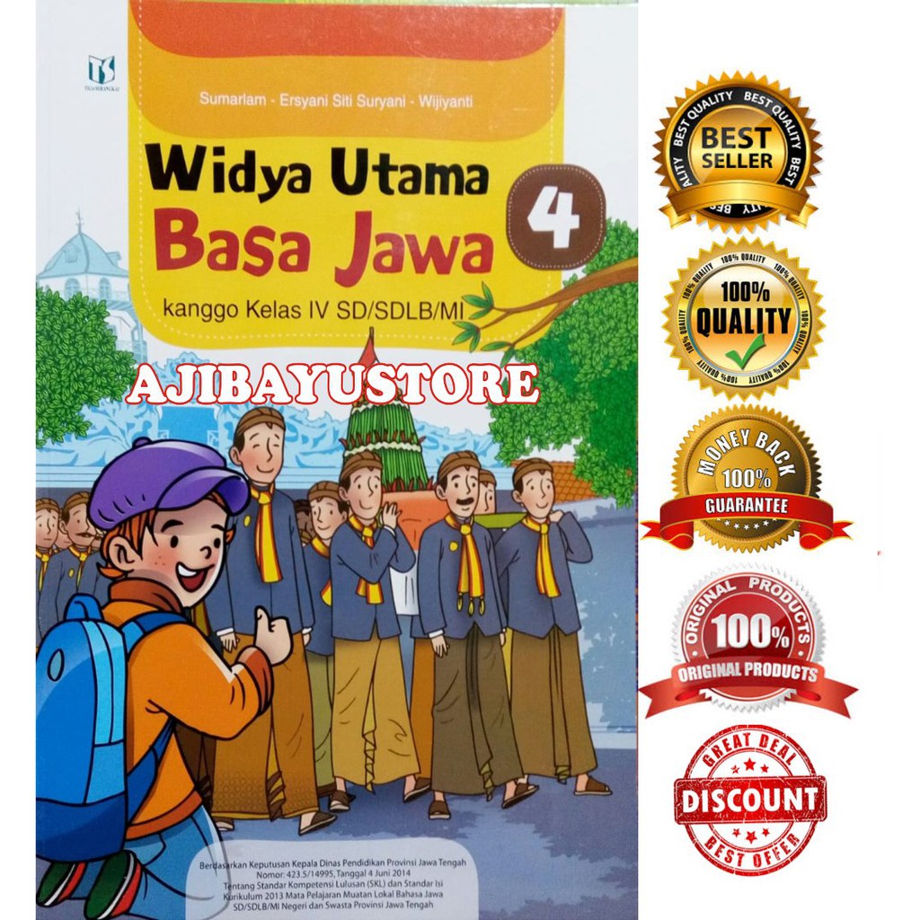 Buku Widya Utama Basa Jawa 4 Kanggo Sd Sdlb Mi Kelas 4 Iv Sumarlam Wijiyanti Ts Tiga Serangkai Shopee Indonesia