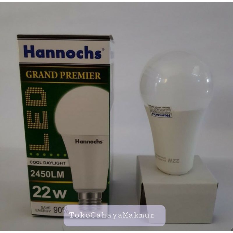 Lampu LED Grand Premier 22w 22watt Hannochs Hemat Energy