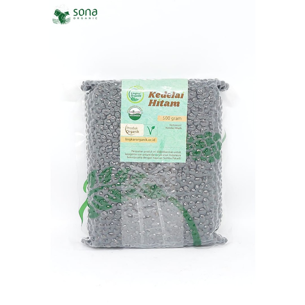 

Kacang Kedelai Hitam 500gr Organik - Lingkar Organik
