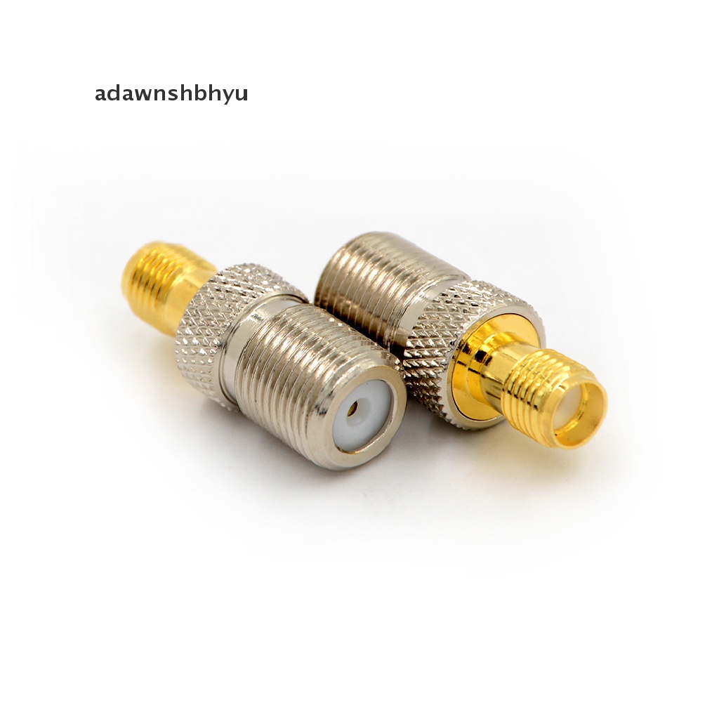 Adawnshbhyu F Female Jack to SMA Female Jack Konektor Adaptor RF Coax Coaxial Lurus