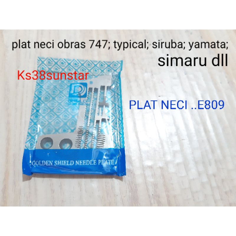 plat neci e809 747/Gn794typical/yamata/simaru/sirubadll