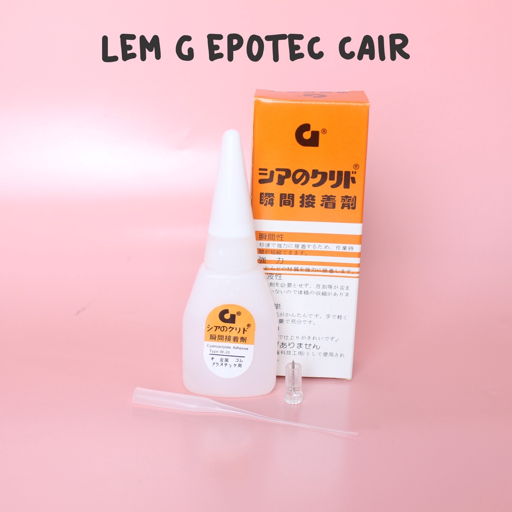 

Lem G Super Glue Serbaguna dan Multifungsi