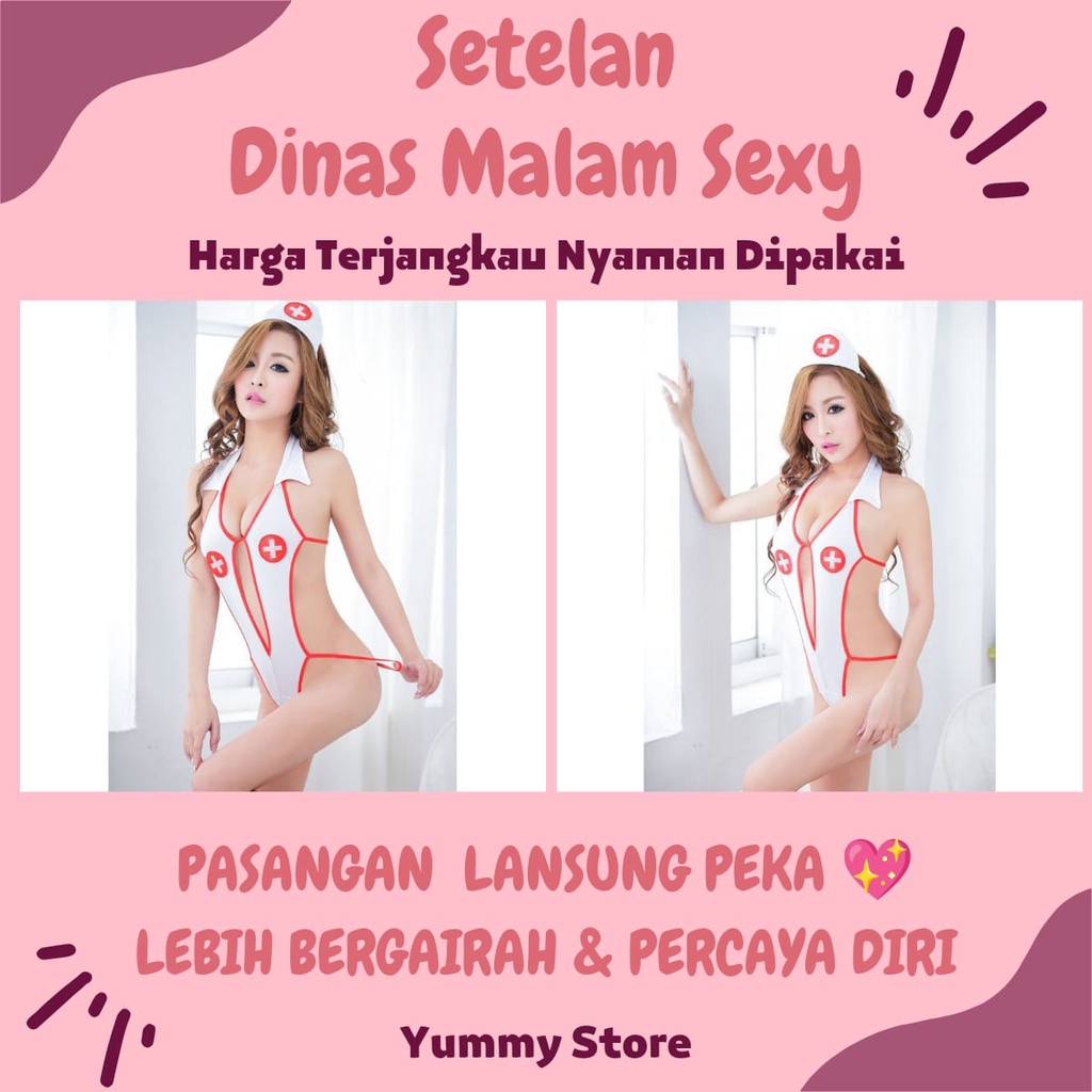 [PREMIUM IMPORT✅] Baju Tidur Set Dinas Malam Pertama Haram Wanita Dewasa Hot Lingerie Cosplay Suster