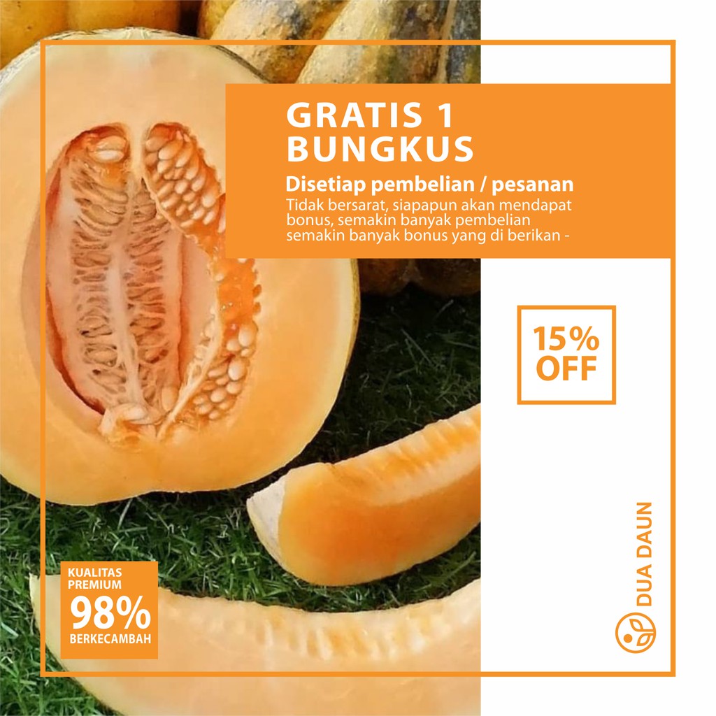 15 Benih Biji Blewah Manis