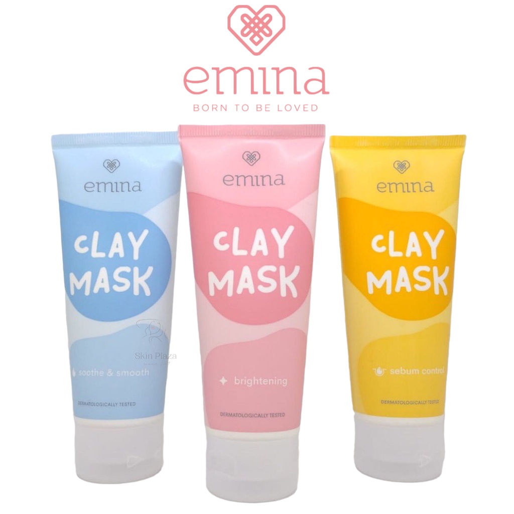 Emina Clay Mask 60ml - Masker Wajah