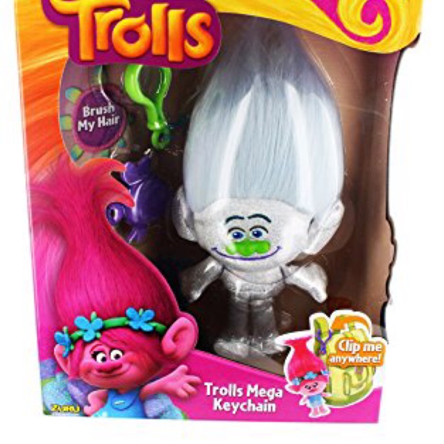 Trolls Mega Keychain Guy Diamond