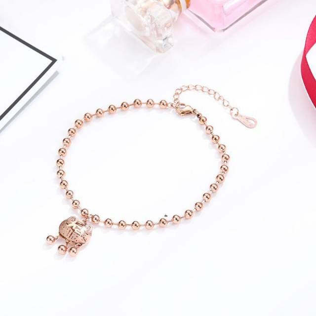 Gelang Kaki Titanium Anti Pudar Model Kodok