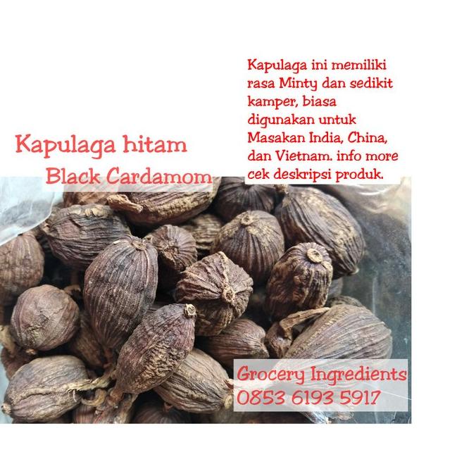 

Kapulaga Hitam 35Gram / Black Cardamom / Black Cardamon