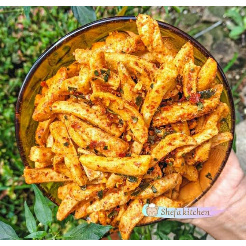 

Basreng pedas daun jeruk 250gram